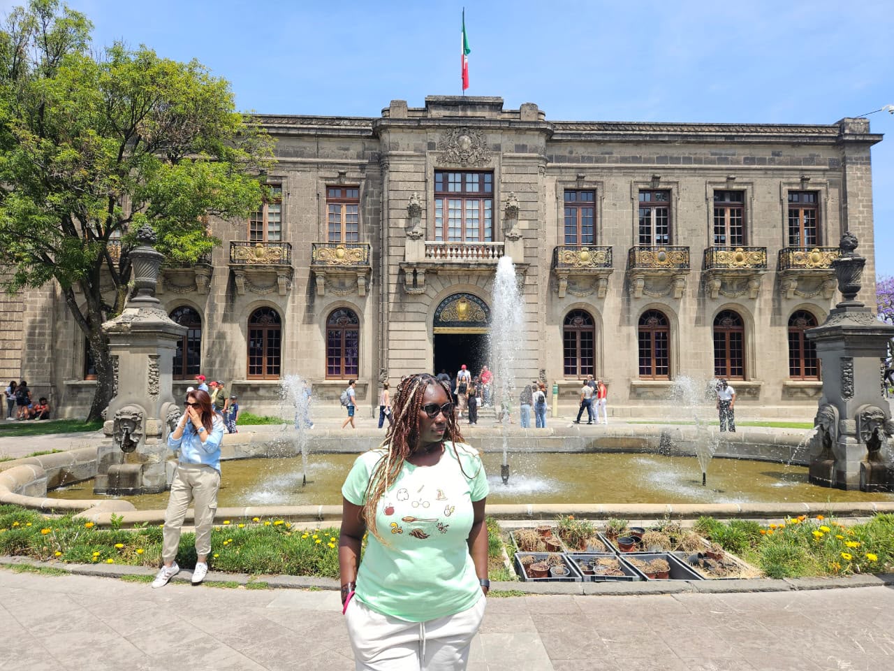 Mahalia en su viaje a México