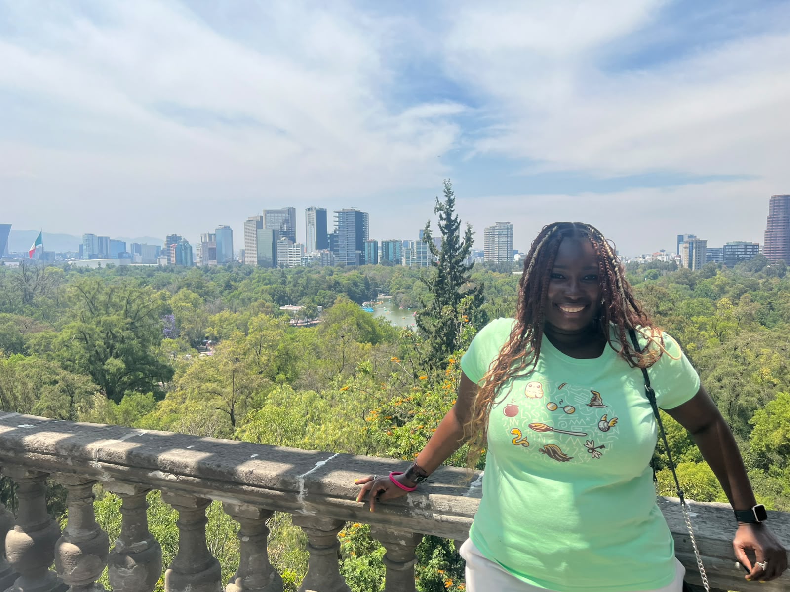 Mahalia en su viaje a México